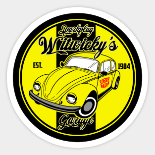 Sparkplug Witwicky's Garage Sticker